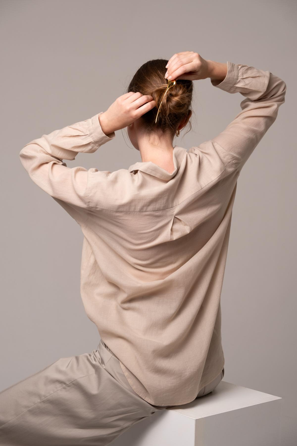 Camisa de pliegues — 5