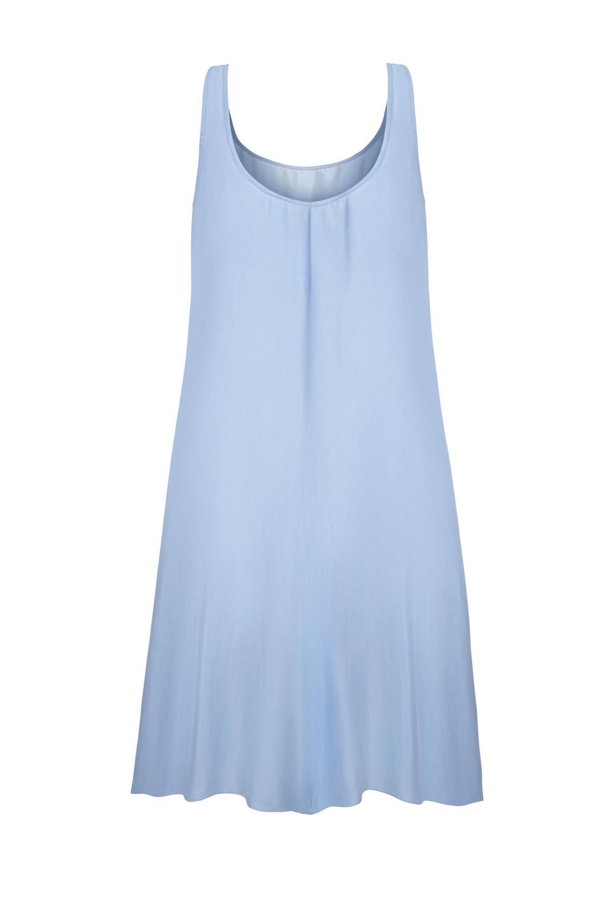 Vestido midi de cupra — 2